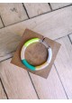 Bracelet turquoise et jaune fluo