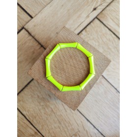 Bracelet GIGI jaune fluo