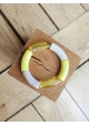 !!! NEW !!! Bracelet GEORGES jaune translucide