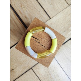 Bracelet GEORGES jaune translucide