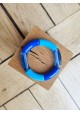 !!! NEW !!! Bracelet GEORGES bleu roi translucide