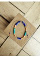 Bracelet MARIE - bleu roi et orange