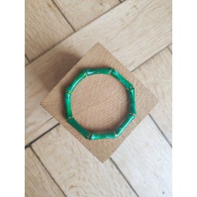 Bracelet GIGI vert foncé marbré