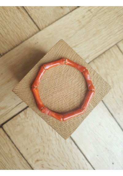 Bracelet GIGI terracota marbré