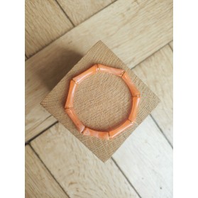 Bracelet GIGI orange marbré