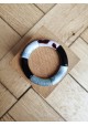 !!! NEW !!! Bracelet GEORGES noir, léopard et glitter argent