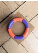 Bracelet GEORGES bicolore violet et orange