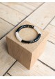 Bracelet GEORGETTE "Mama" noir