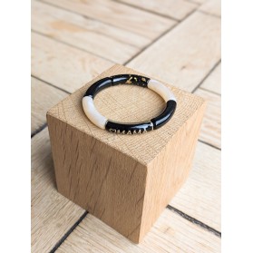 Bracelet GEORGETTE "Mama" noir