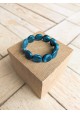 Bracelet TABATHA bleu canard