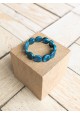 Bracelet TABATHA bleu canard