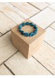 Bracelet TABATHA bleu canard