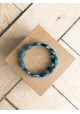 Bracelet TABATHA bleu canard