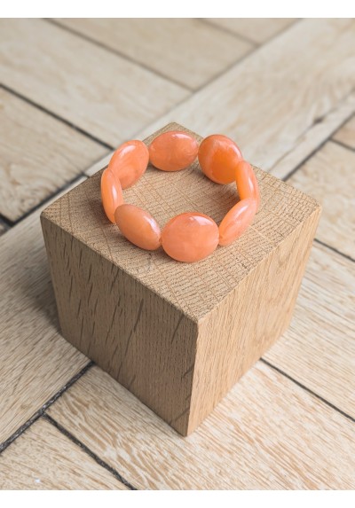 Bracelet TANYA corail orangé