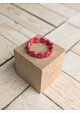 Bracelet TABATHA rouge marbré