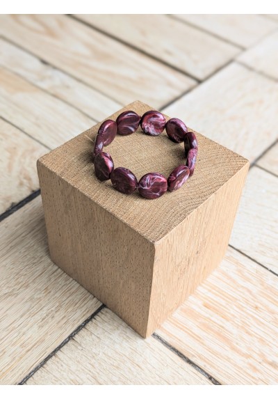 Bracelet TABATHA bordeaux