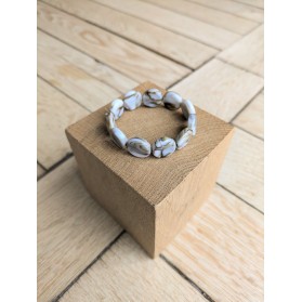 Bracelet TABATHA beige marbré