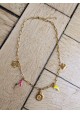 Collier GRIGRI corail et banane