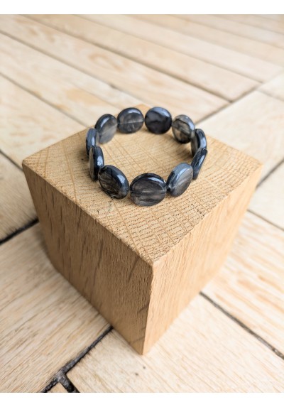 Bracelet TABATHA gris foncé