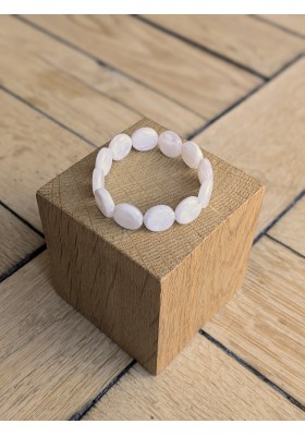 Bracelet TABATHA blanc marbré