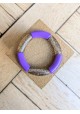 Bracelet GEORGES bicolore glitter multicolore violet