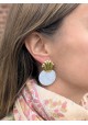 Boucles d'oreilles VINCIANE - plusieurs coloris