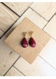 Boucles d'oreilles VIOLAINE - plusieurs coloris