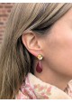 Boucles d'oreilles VIOLAINE - plusieurs coloris