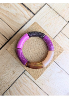 !!! NEW !!! Bracelet GEORGES violet glitter