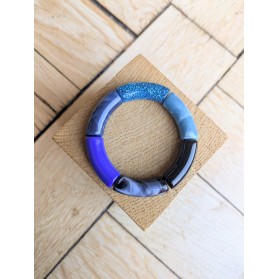 !!! NEW !!! Bracelet GEORGES bleu glitter