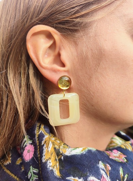 Boucles d'oreilles LAURE - plusieurs coloris