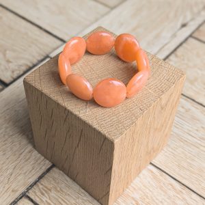 Bracelet TANYA corail orangé
