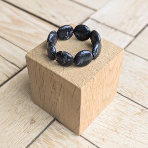 Bracelet TANYA noir marbré