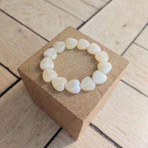 Bracelet DAPHNE écru 12€
