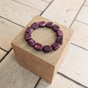 Bracelet DEBORAH bordeaux 12€