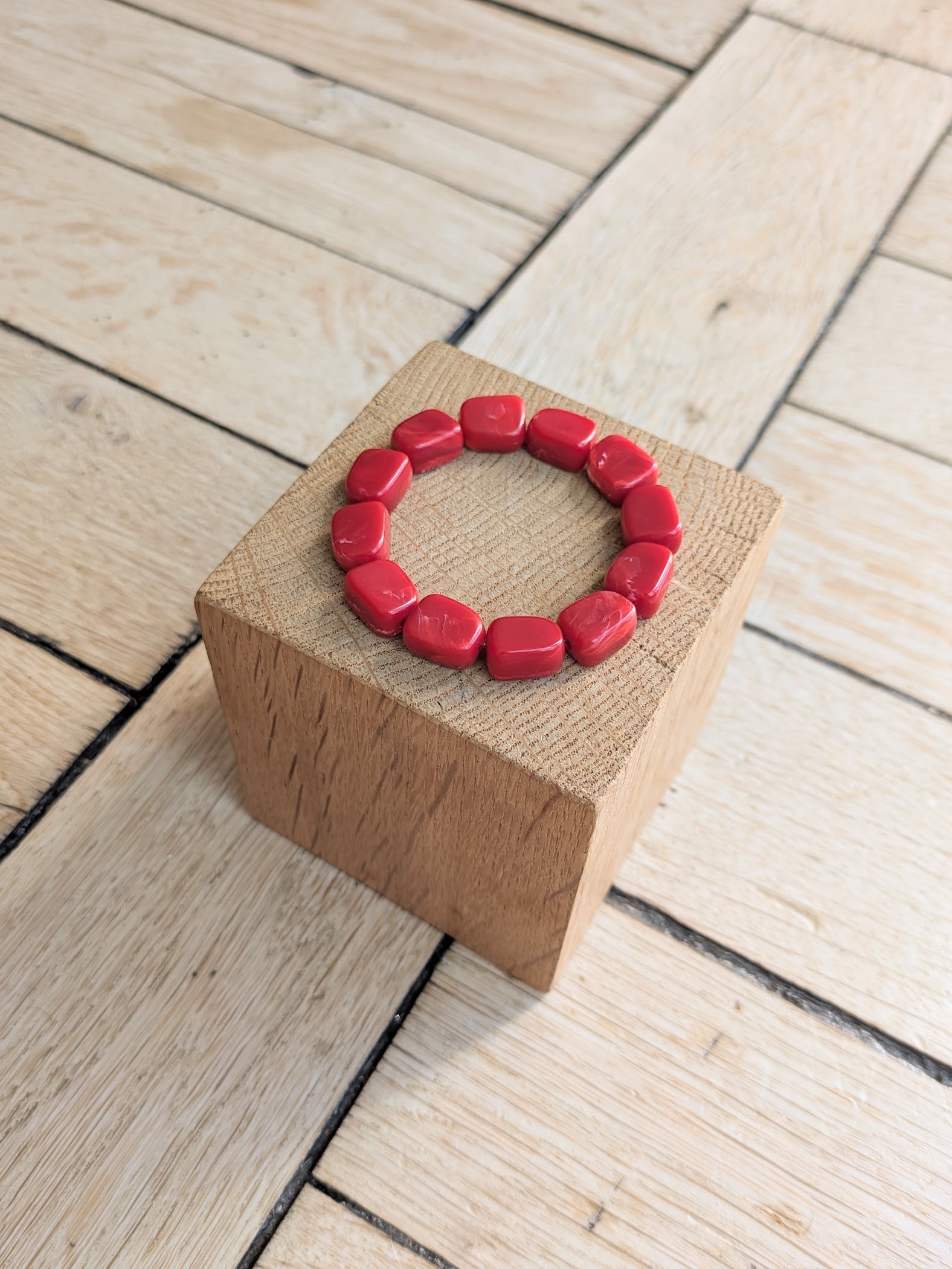 Bracelet DEBORAH rouge 12€