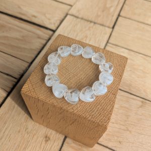 Bracelet DAPHNE blanc 12€