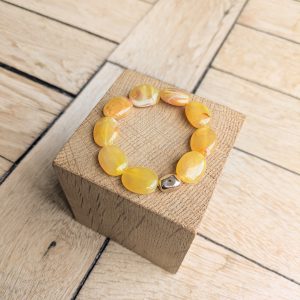 Bracelet DANIELLE jaune 12€