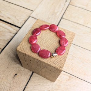 Bracelet DANIELLE rouge 12€