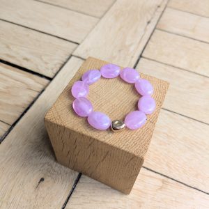 Bracelet DANIELLE parme 12€