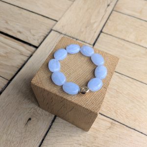 Bracelet DANIELLE bleu ciel 12€