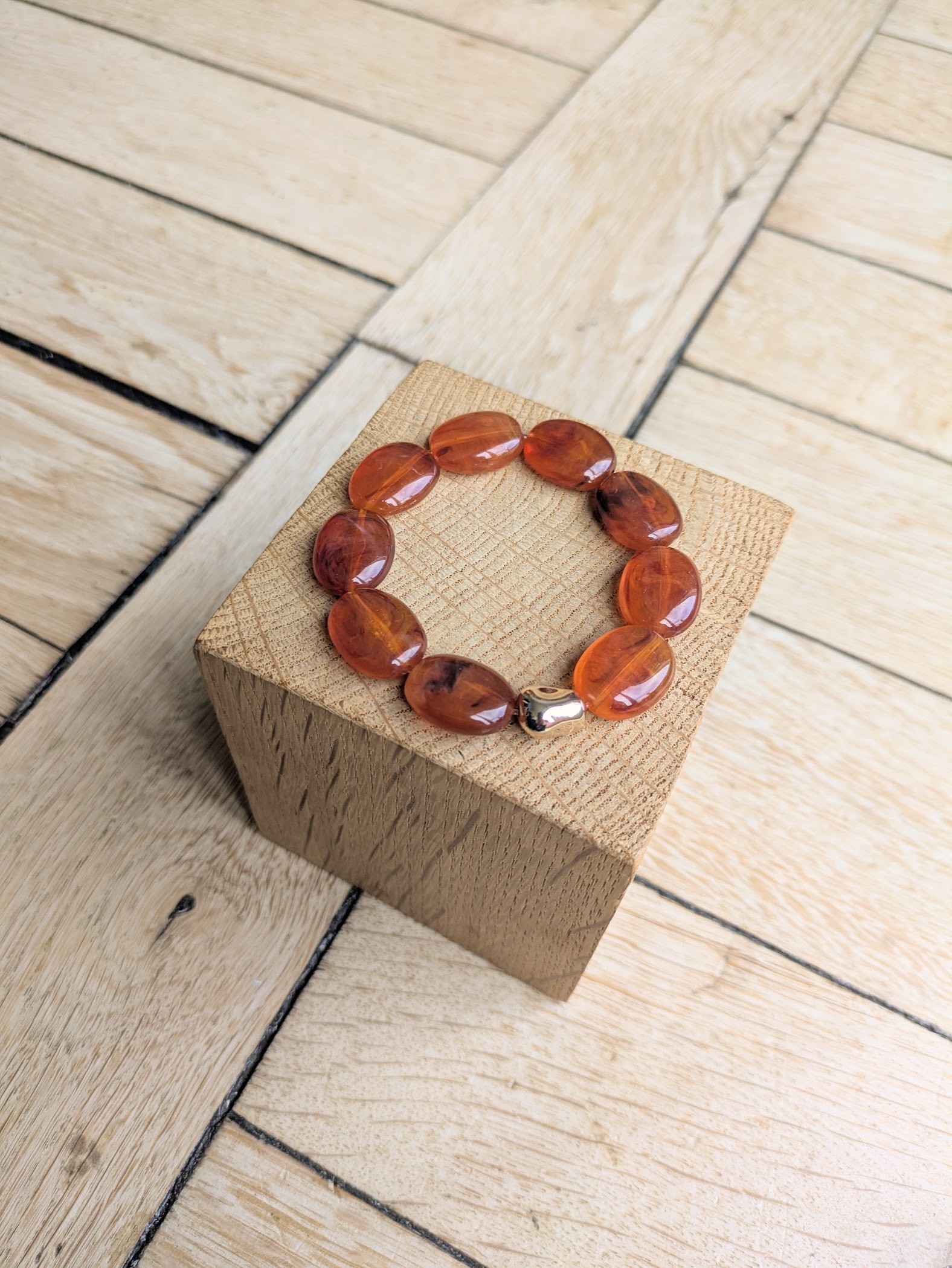 Bracelet DANIELLE ambre 12€