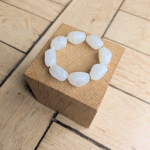 Bracelet ESMEE blanc 14€