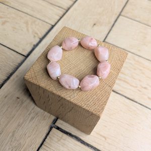 Bracelet ESMEE rose pâle 14€