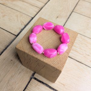 Bracelet ESMEE rose 14€