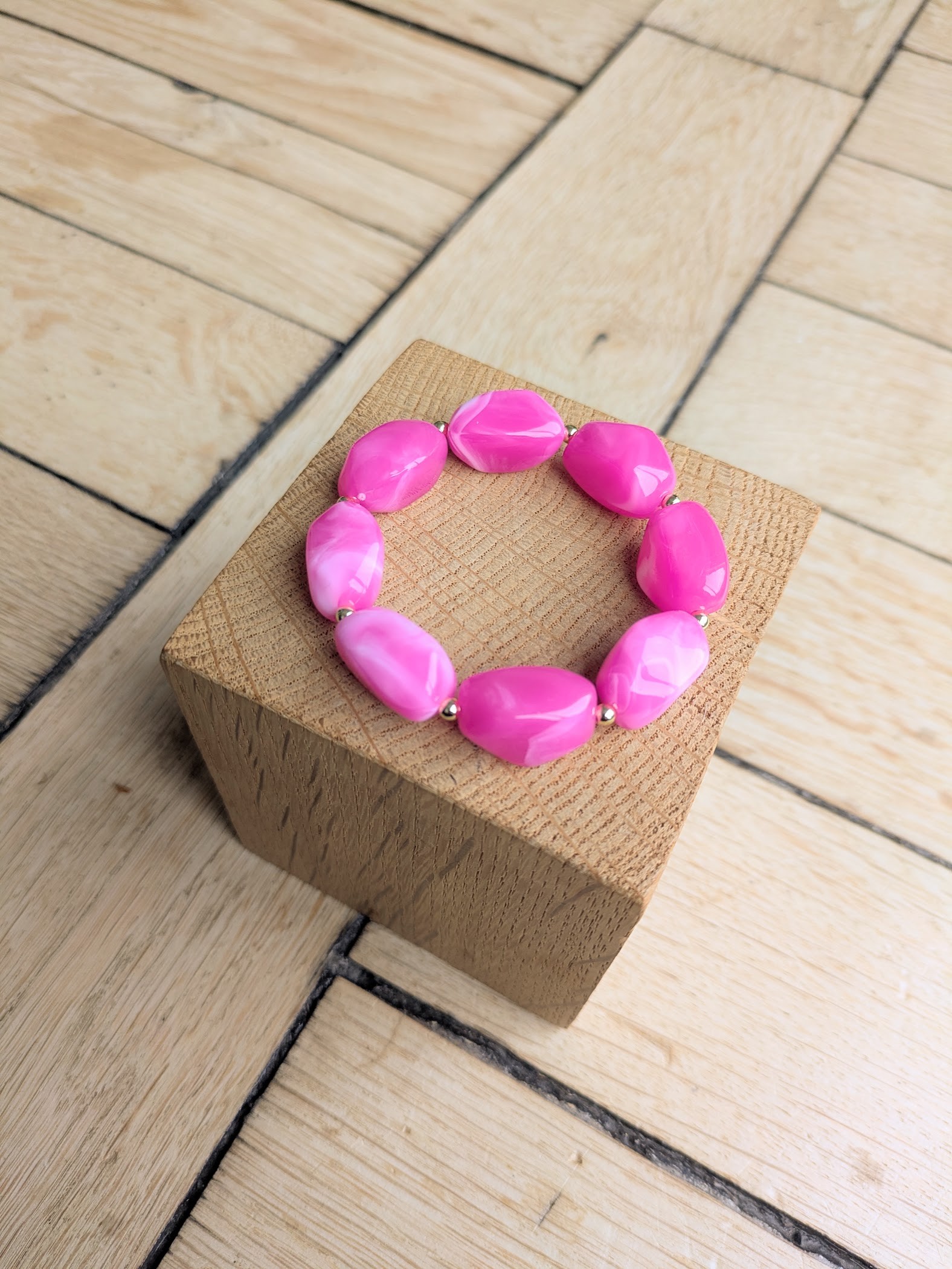Bracelet ESMEE rose 14€