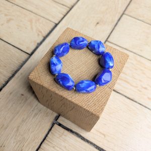 Bracelet ESMEE bleu roi 14€