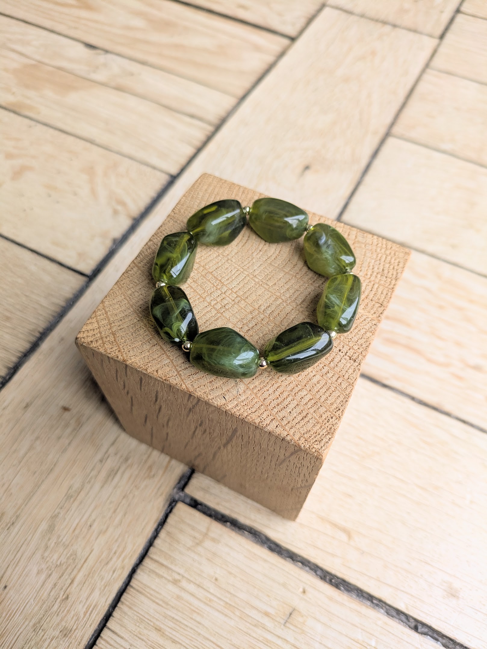 Bracelet ESMEE kaki – Image 2