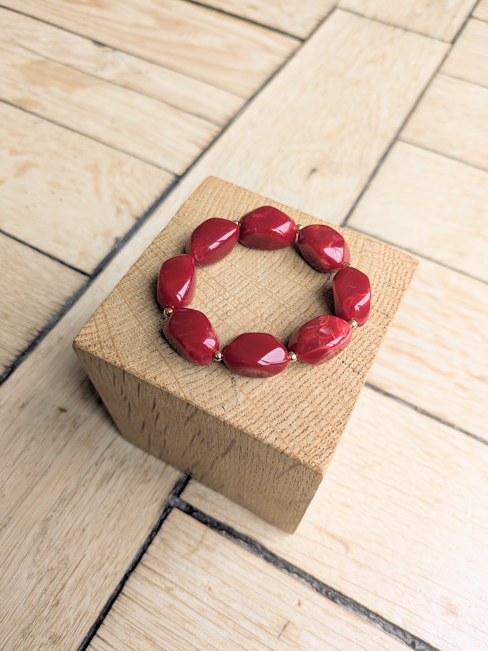 Bracelet ESMEE rouge 14€