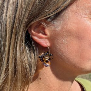 Boucles d'oreilles mini MAGDA léopard